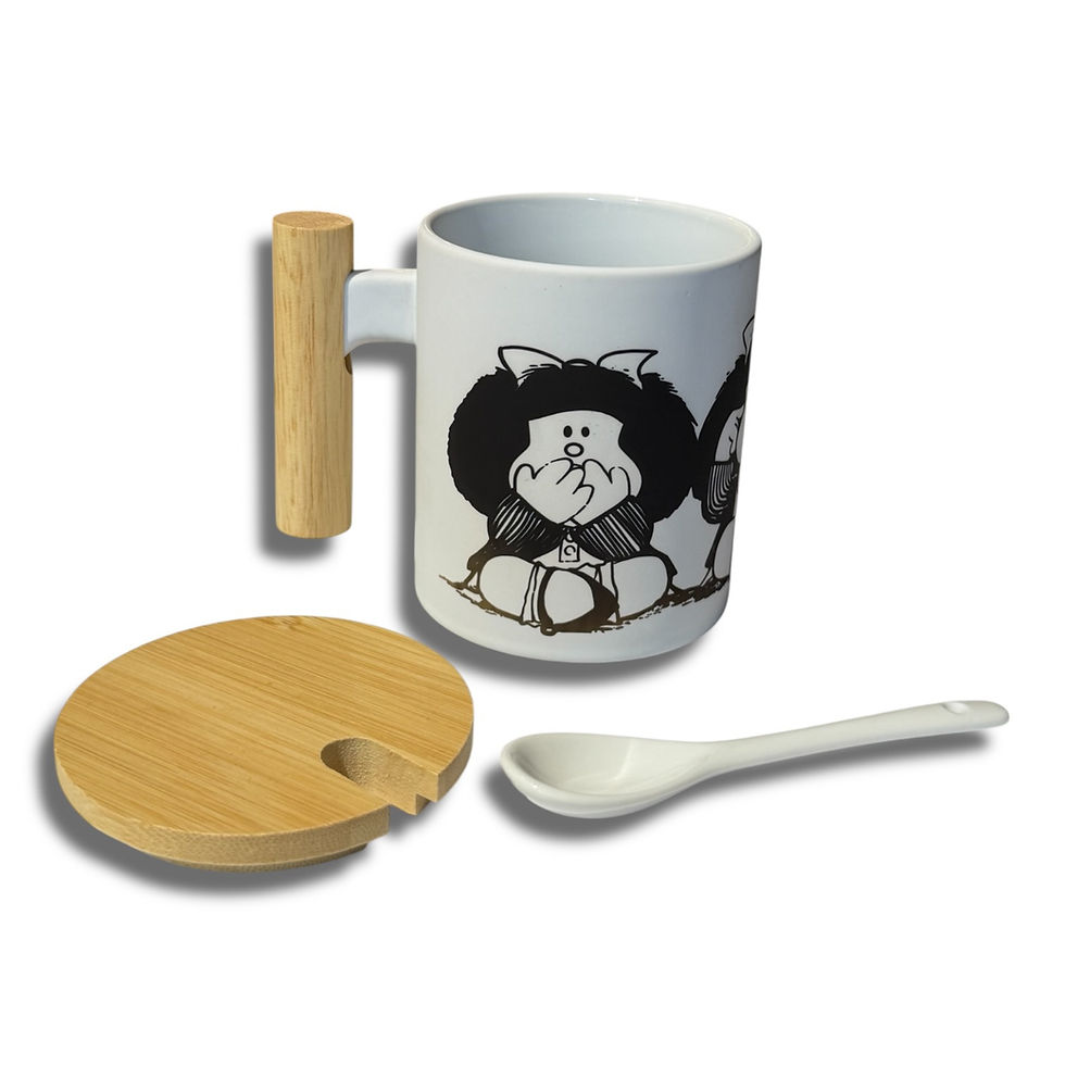 Miniatura: Mug Mafalda 11 onz cuchara ref 56321