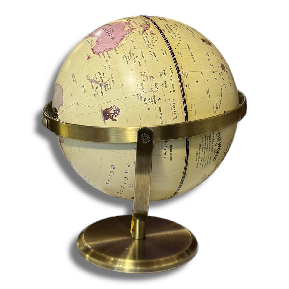 Miniatura: Globo terráqueo 27 cm de altura 20 cm diámetro ref 0994 