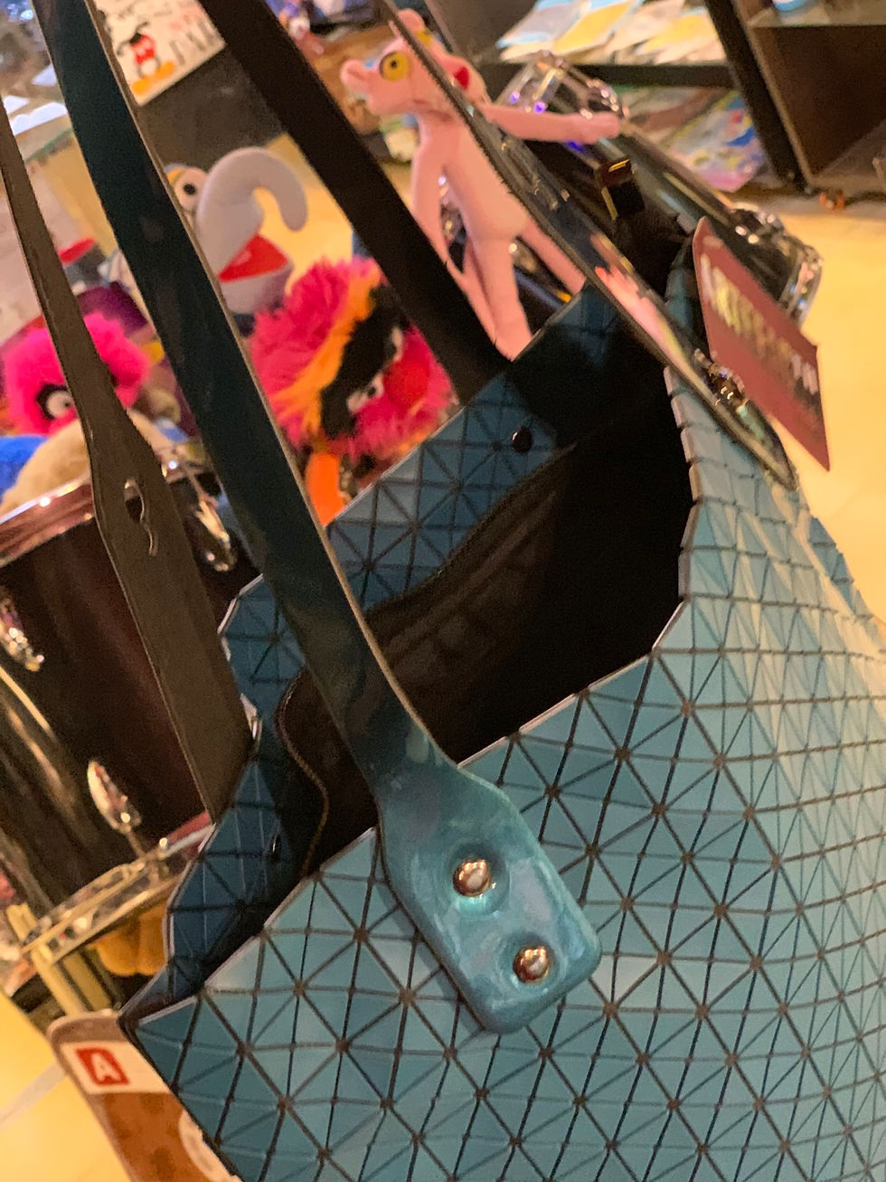 Miniatura: Bolso origami azul ref 1113 