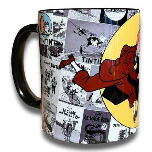 Moulinsart Porcelain mug Tintin collection Carte de voeux 1972 (47976 Moulinsart Porcelain mug Tintin collection Carte de voeux 1972 (47976