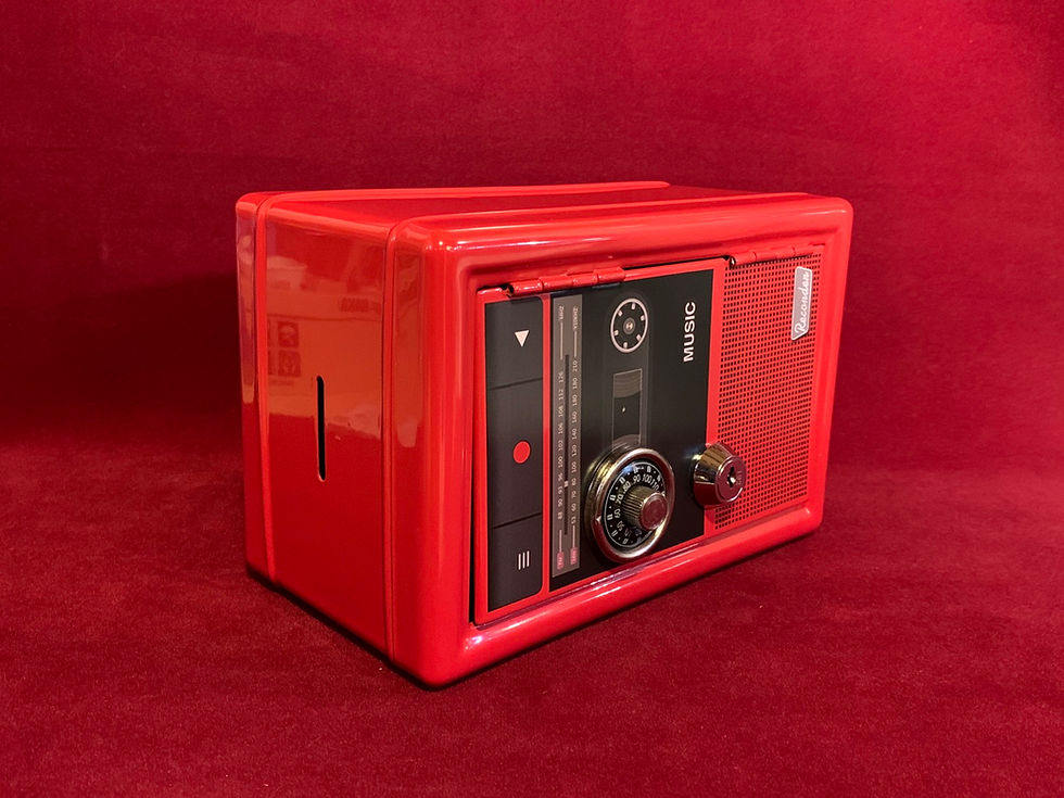 Miniatura: Alcancía metálica clave y llave