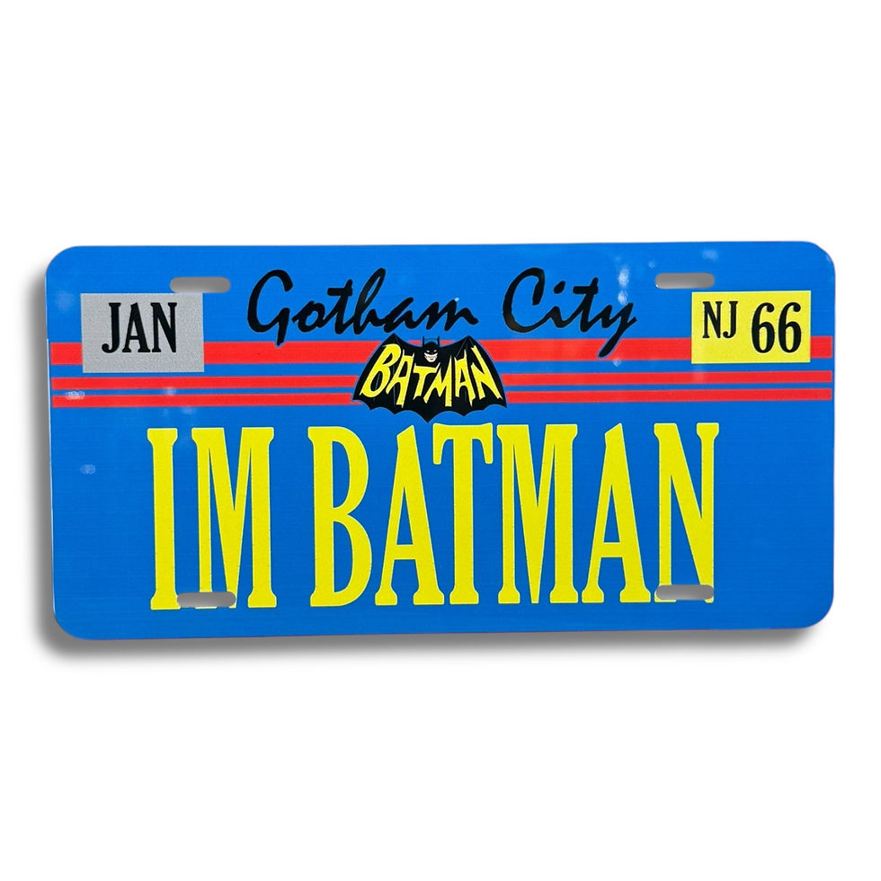 Placa metálica Batman ref 1331