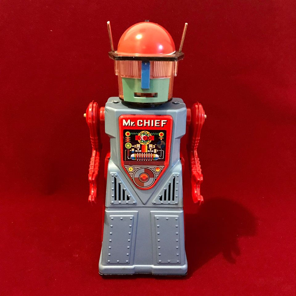 Miniatura: Robot Chief Smoky hojalata 