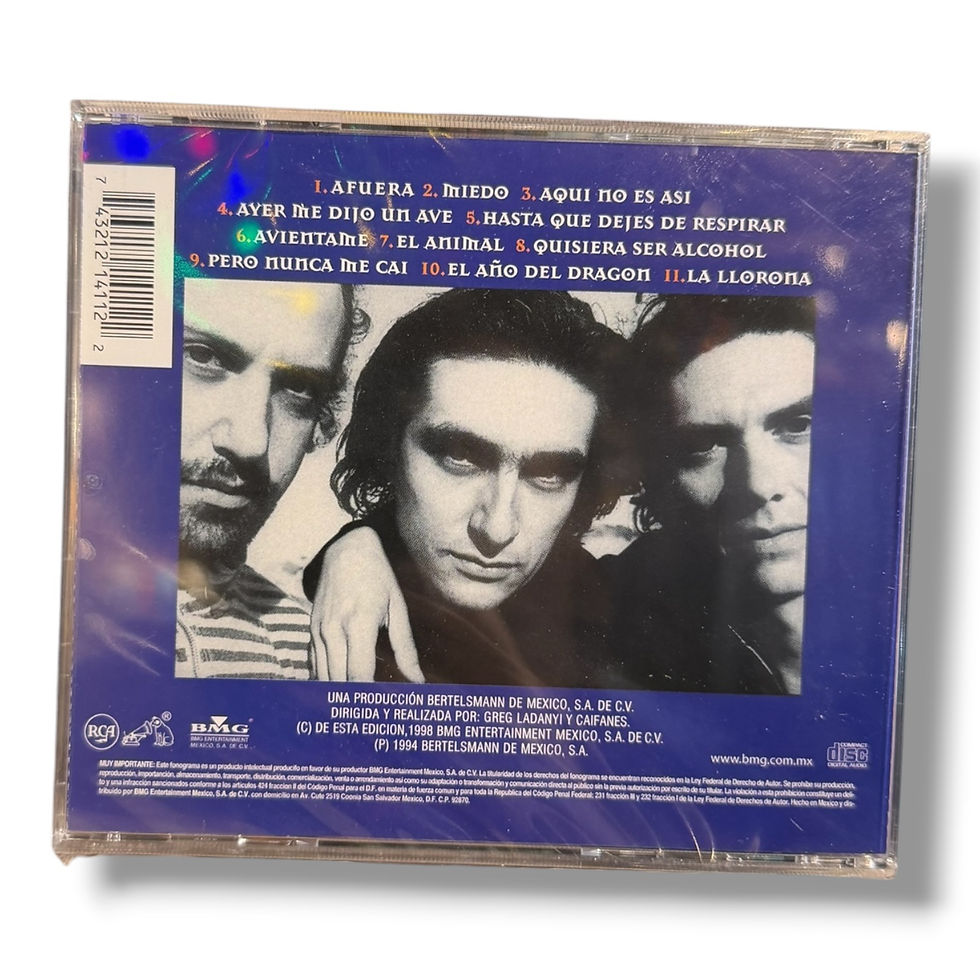 Miniatura: Cd caifanes el nervio del volcán 