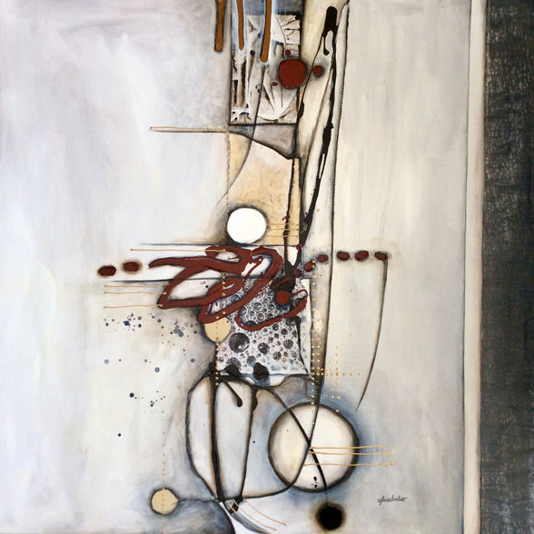SANS COMPTER LES EFFORTS - 30 x 30 po. - 1 975$
