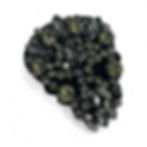 Thumbnail: Rhinestone Skull Brooch | Black Grey | Halloween Brooch | Gift For Her | Dia De Los Muertos | Day of the Dead