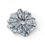 Thumbnail: Blue Embroidered Tweed Scrunchies | 2 Sizes | Oversized Hair Ties | Preppy Hair Tie | Statement Scrunchie | Gift for her