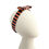 Thumbnail: Orange and Black Stripe Bow Headband | 3 Sizes