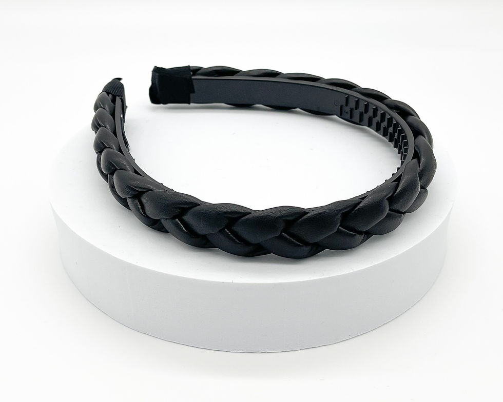 Thumbnail: Skinny Faux Leather Headband | 4 Colors