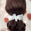 Thumbnail: White Hearts Tulle Scrunchies | 2 Sizes