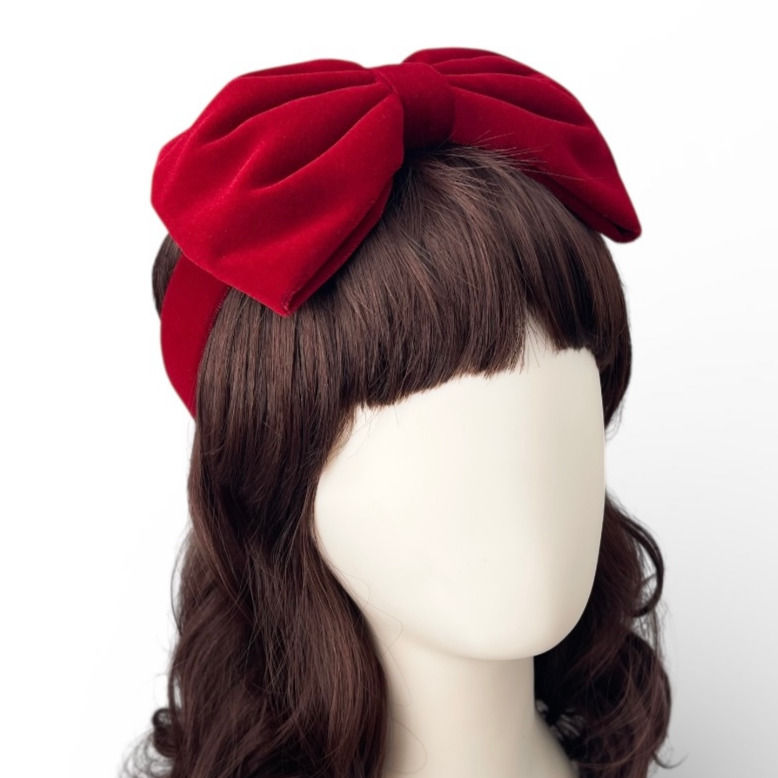 Velvet Big Bow Headband | 5 Colors