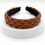 Thumbnail: Braided Faux Leather Headband | 2 Colors