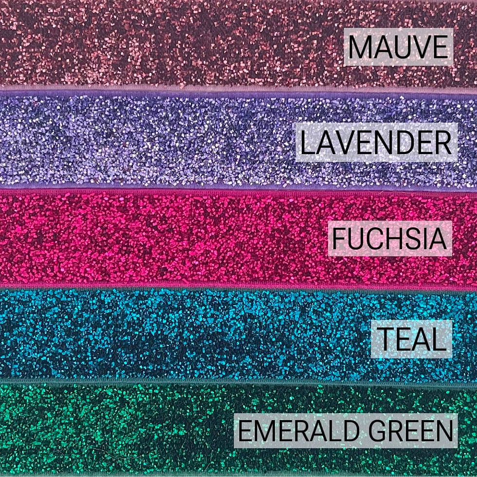Thumbnail: Dainty Sparkle Elastic Headband with Bow | 10 Colors