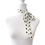 Thumbnail: Cream and Black Polka Dot Bow Scarf | Skinny