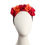 Thumbnail: Dia De Los Muertos 5 Flower Headband | 2 Sizes | Red and Orange Flower Crown | Statement headpiece | Floral | Day of the Dead
