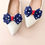 Thumbnail: Old Glory Bow Shoe Clips