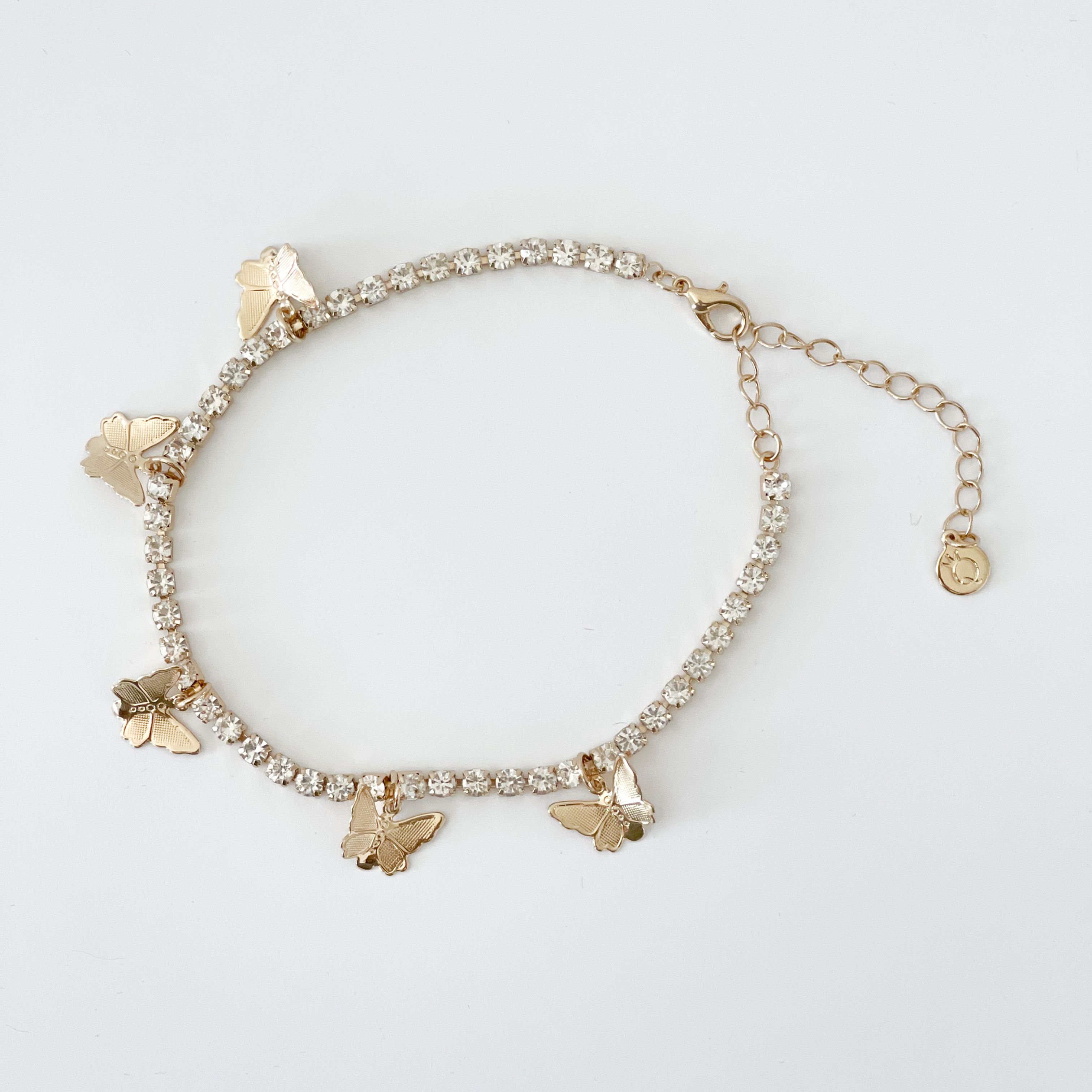 Butterfly ankle bracelet 