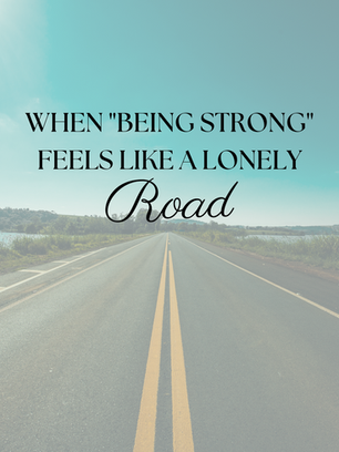Blog article about being strong