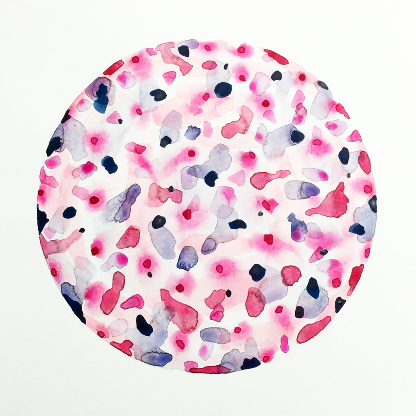 Watercolour abstract