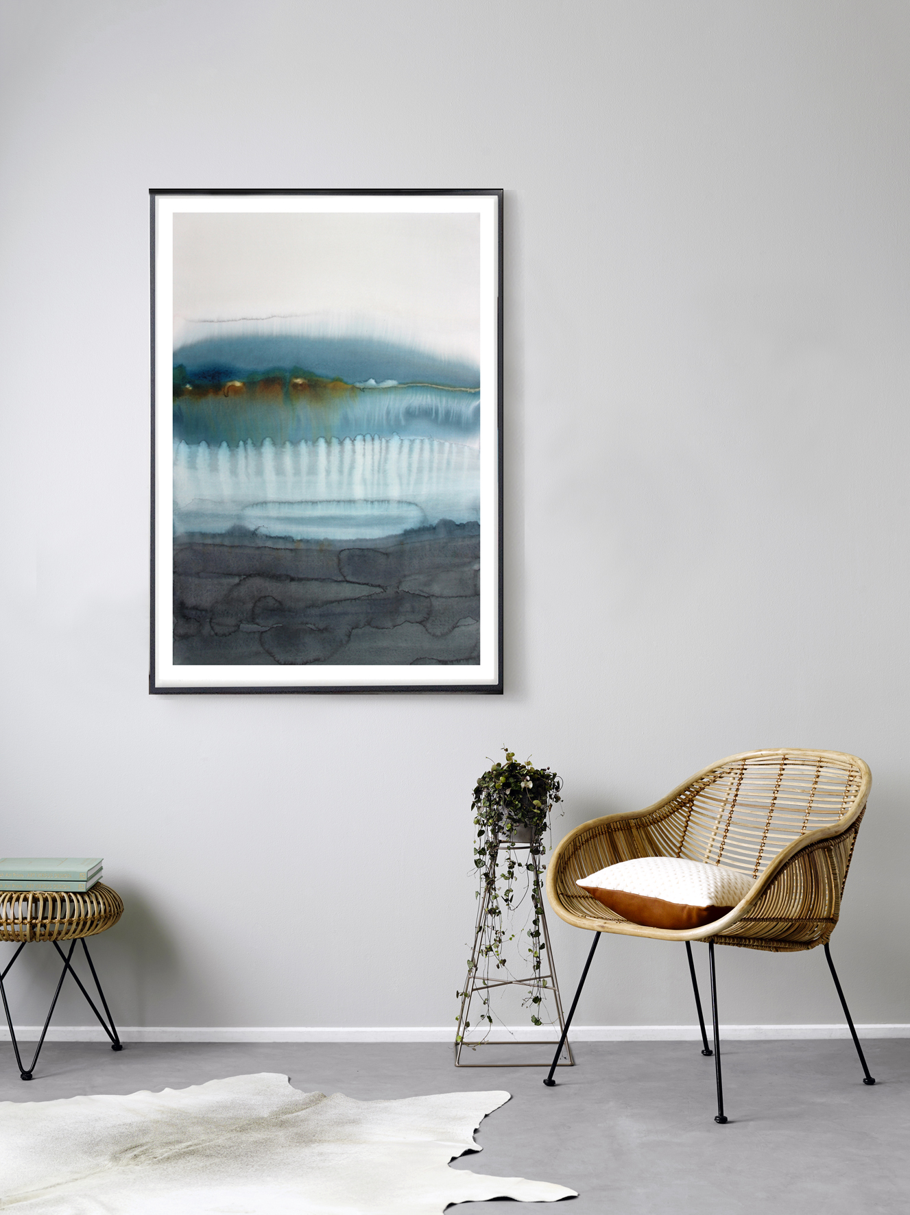 Evening Blue | watercolour | 75x54cm