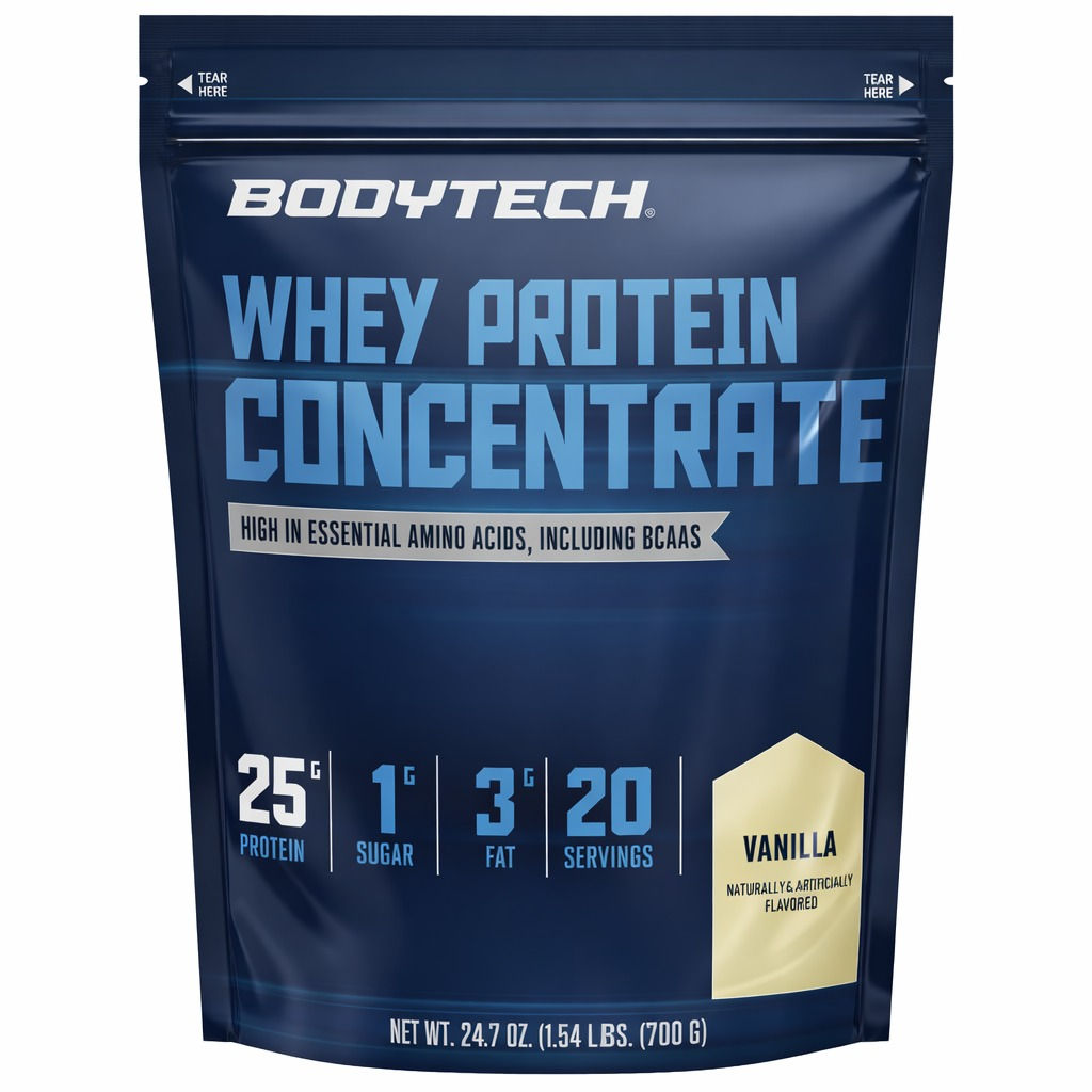 Whey Protein Concentrate – High in BCAAs and EAAs – Vanilla