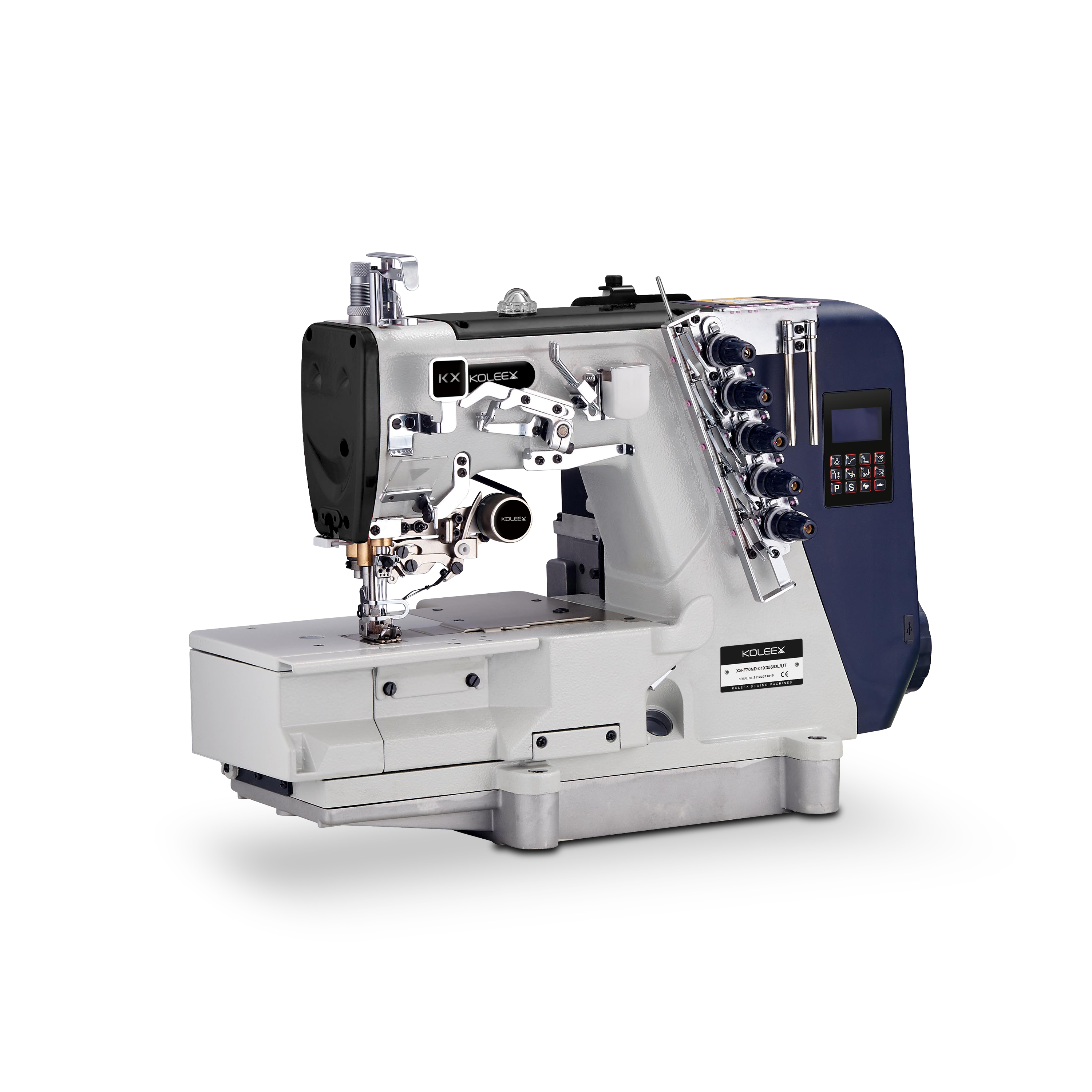 XS-F80  Automatic stepper motor flat bed interlock