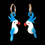 Miniatura: Aretes CACATUA