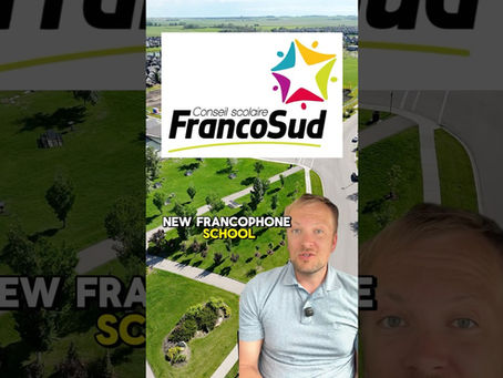 New Francophone School Under Construction in Airdrie's Reunion Community