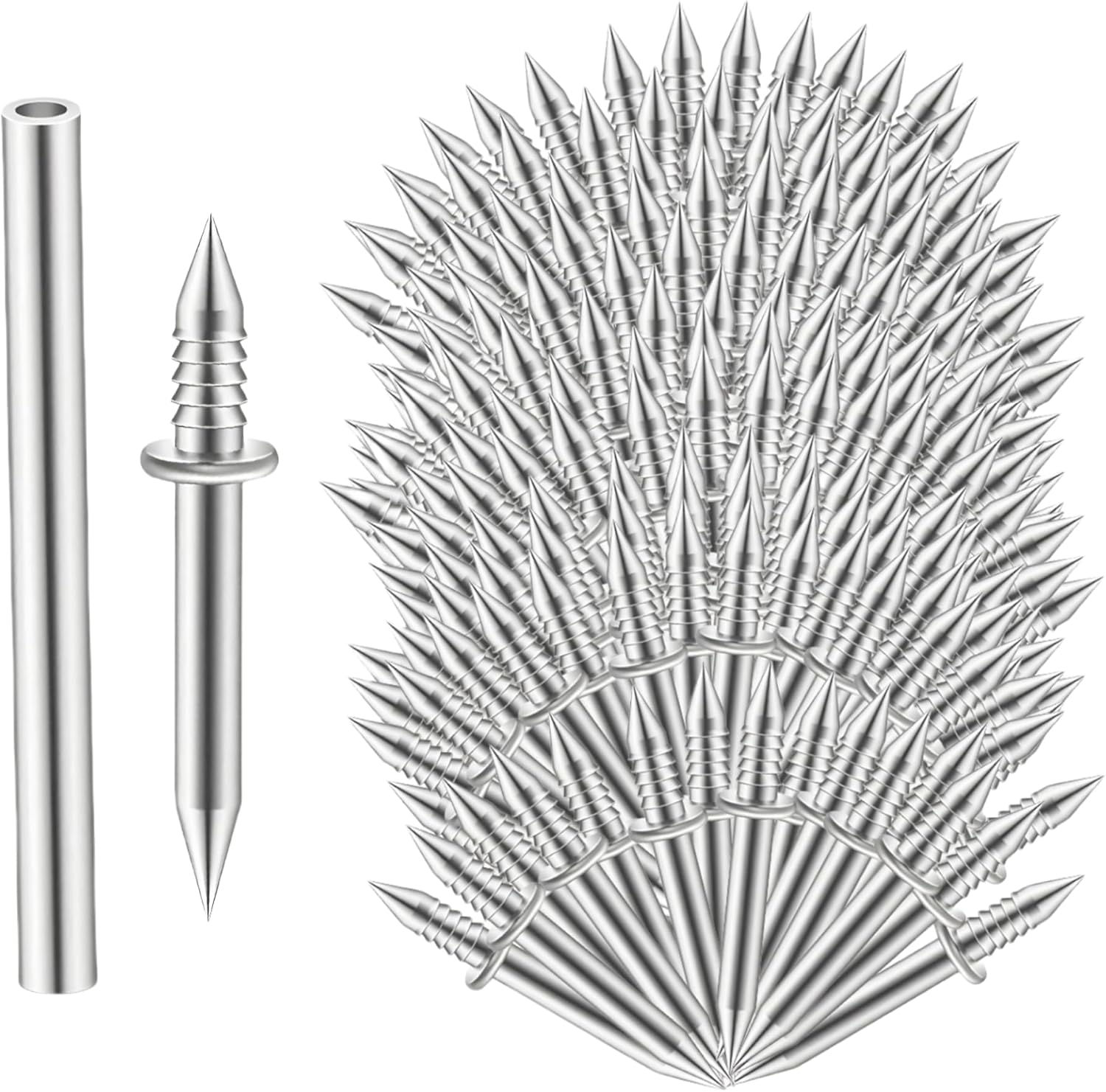 Double Head Skirting Thread Seamless Nail