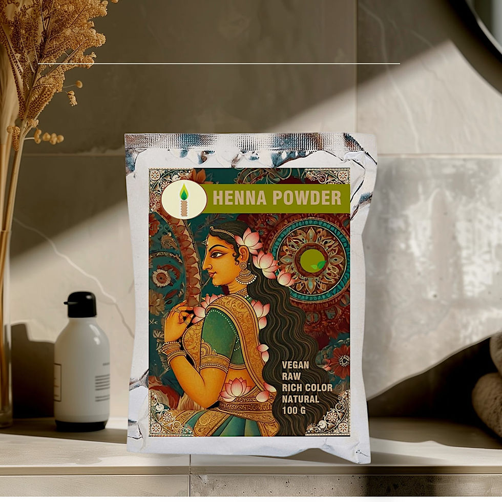 थंबनेल: Green Junction Natural Hair Color Combo 100 G Pack