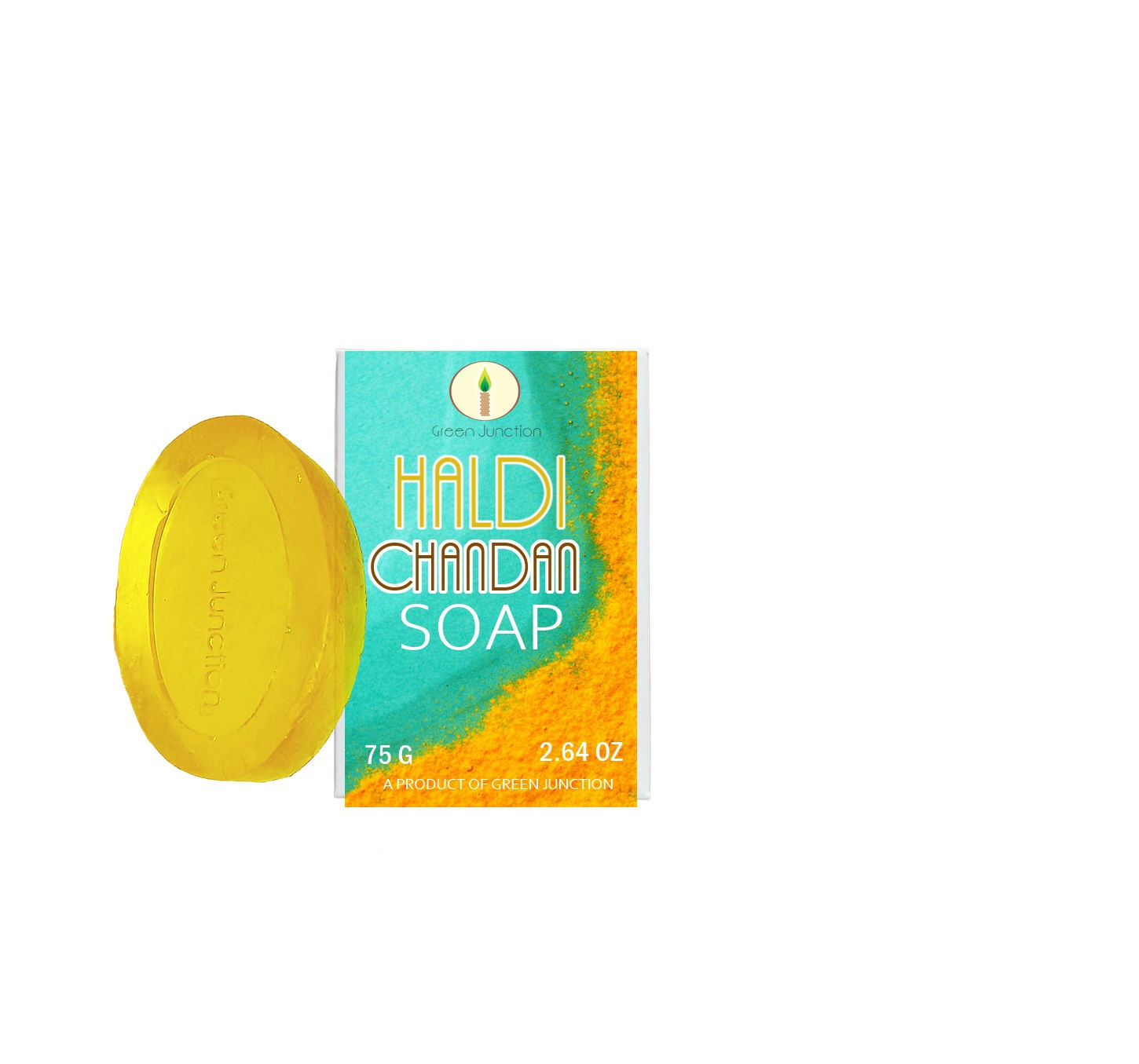 Chandan Haldi Handmade Soap, 75 Gms (Pack of 2)