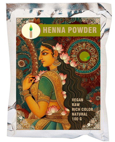 Pure Henna Powder 100 G (Natural,Raw & Vegan)