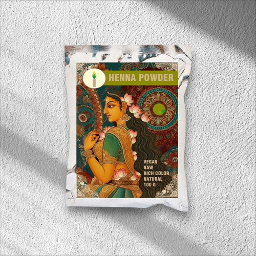 Pure Henna Powder 100 G (Natural,Raw & Vegan)