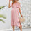 Thumbnail: Maternity Dress Women's Off Shoulder Split A Line Casual Maxi Dress