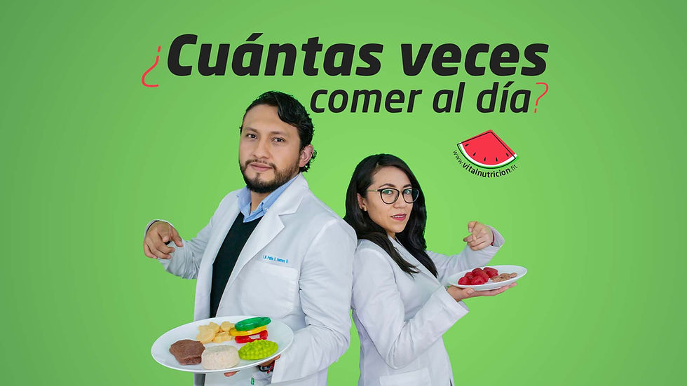 ¿Cuántas veces comer al día?