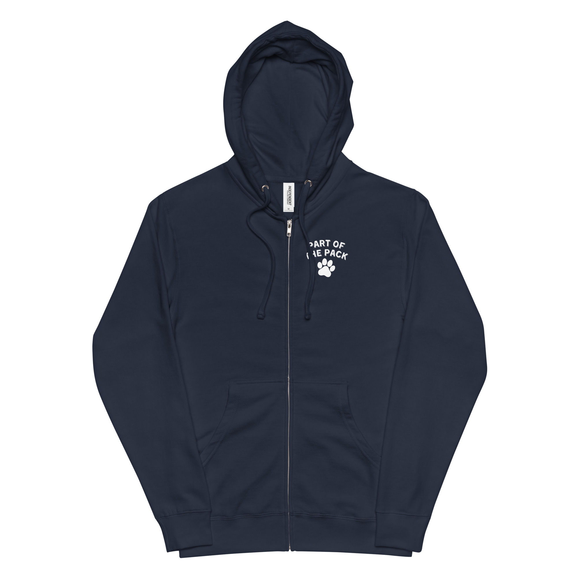 Premium Full Zip Member Hoodie- White Logo
