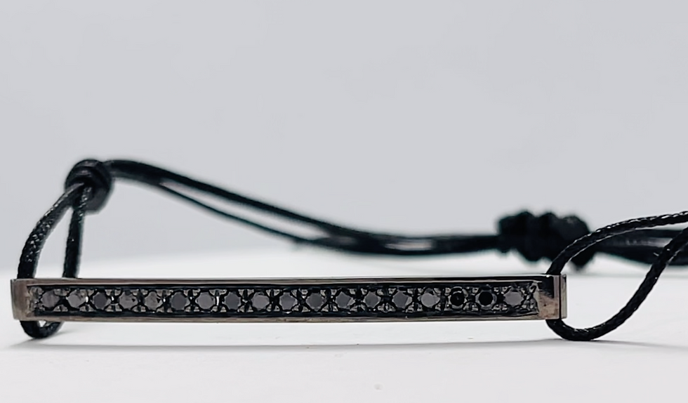 Miniatura: Pulsera  Cordón oro 18k  -- 18 Brillantes de 1,60 mm
