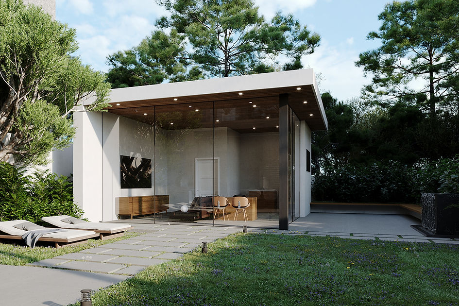 An ADU located adjacent to the Manhattan Beach home