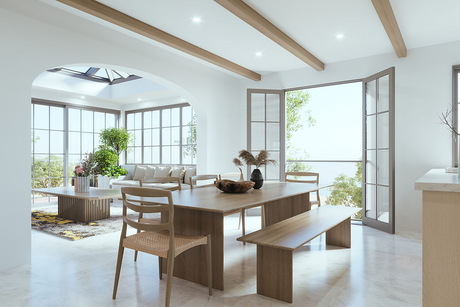 Interior view of a Manhattan Beach residence