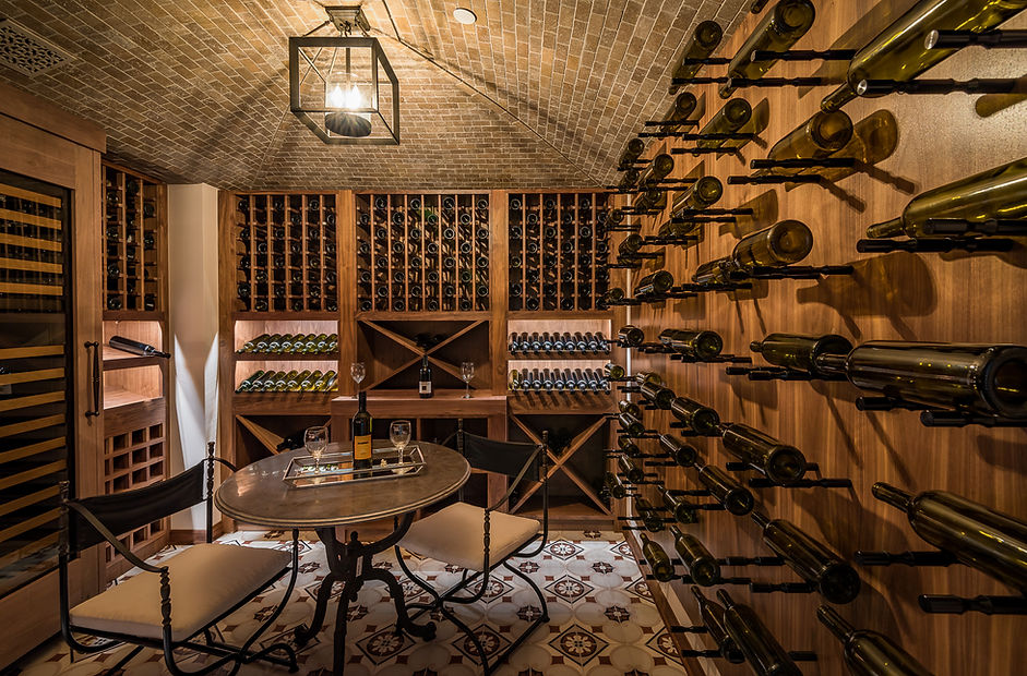 A large winery located in the home in Pacific Palisades.