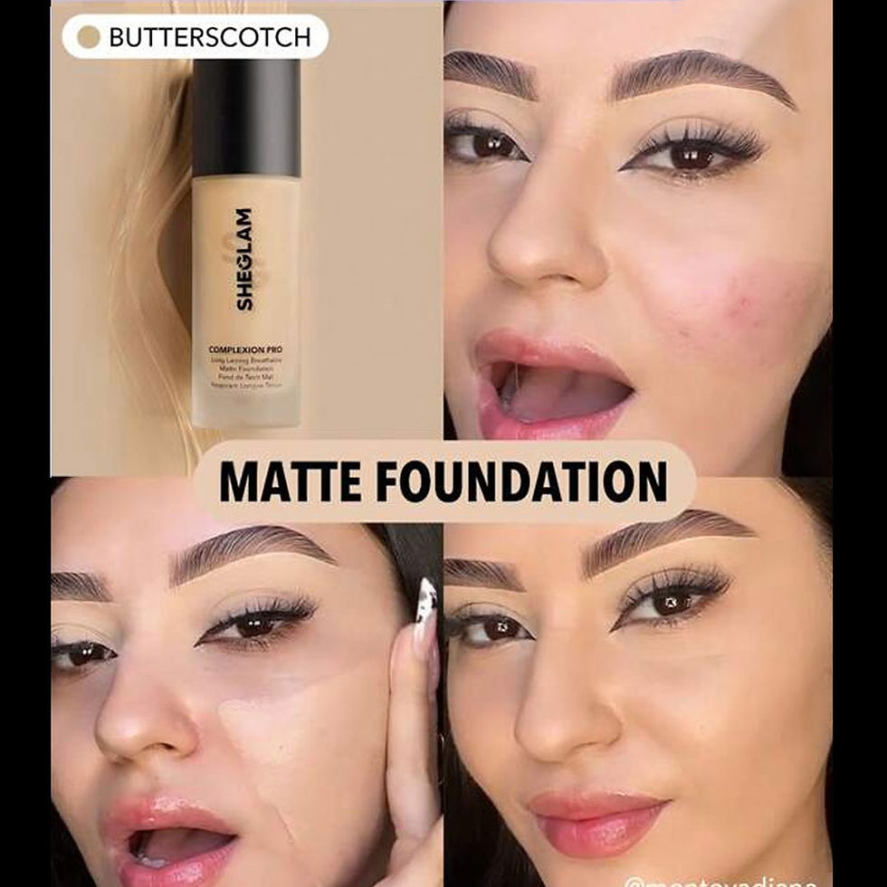 Thumbnail: Full Coverage Matte Liquid Foundation (Butterscotch)