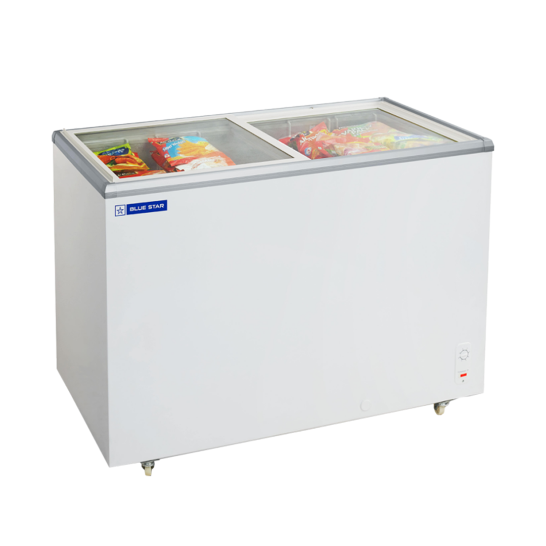 Blue Star Glass Top Freezer - 150L
