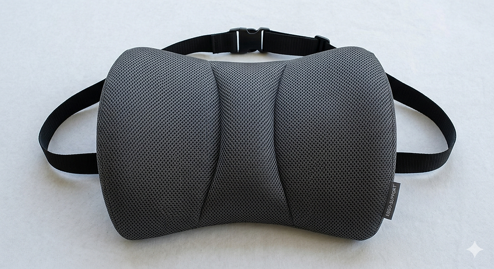 ErgoSupport Pro ergonomiczna poduszka lędźwiowa do fotela biurowego