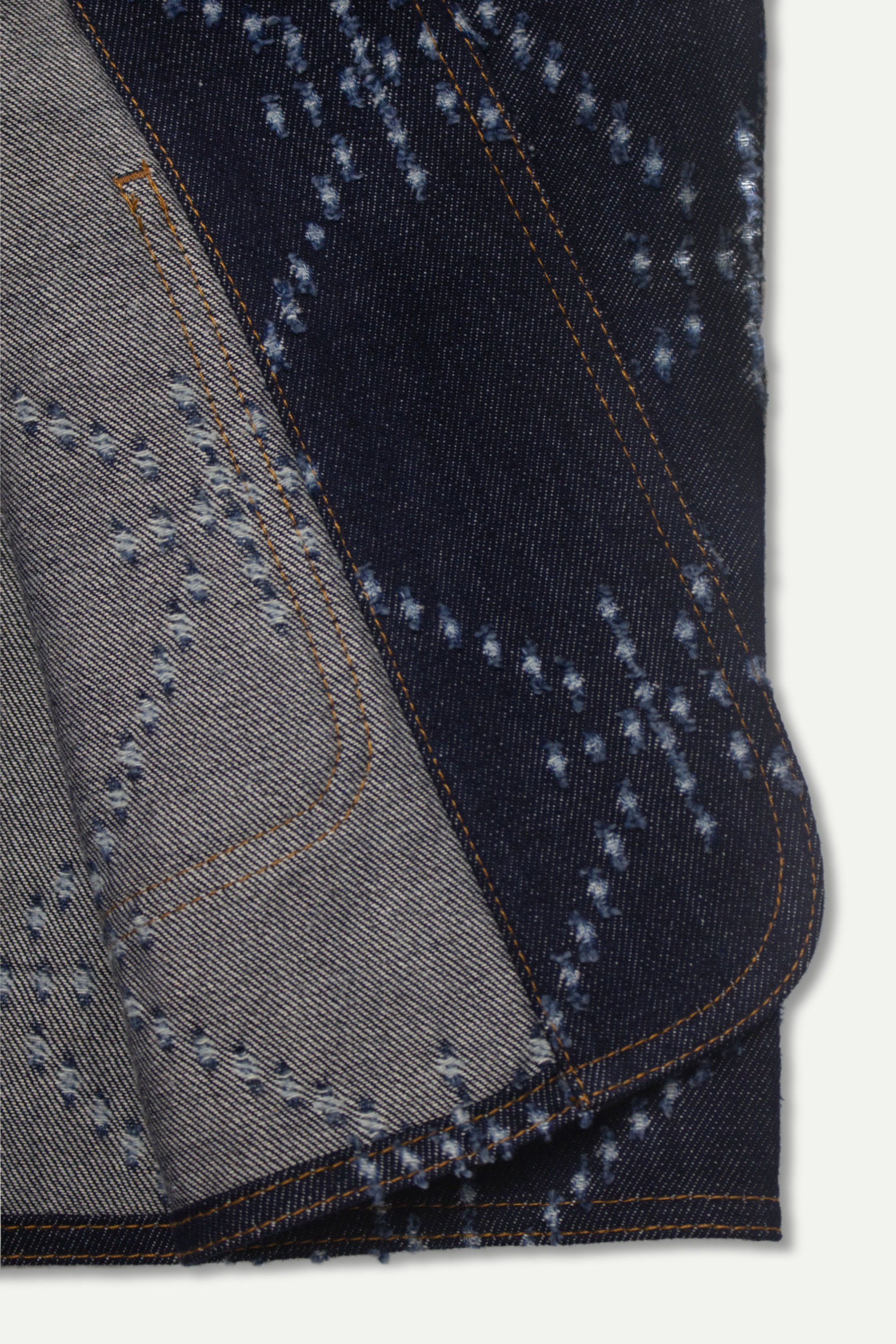 Art of Mending Blue Denim Kimono