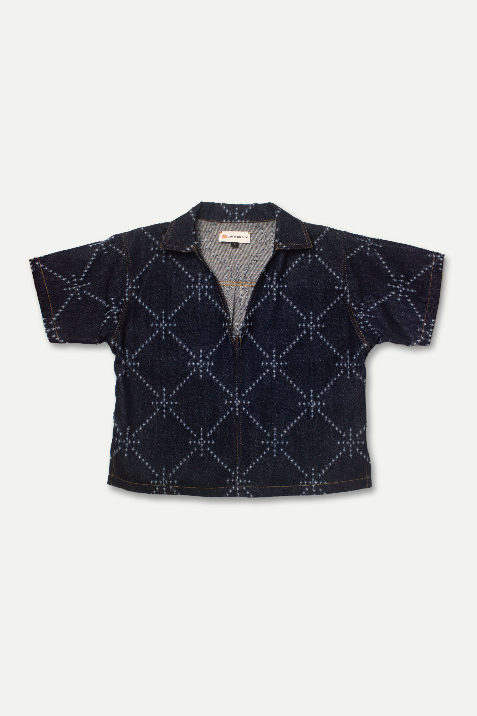 Art of Mending Blue Denim Shirt