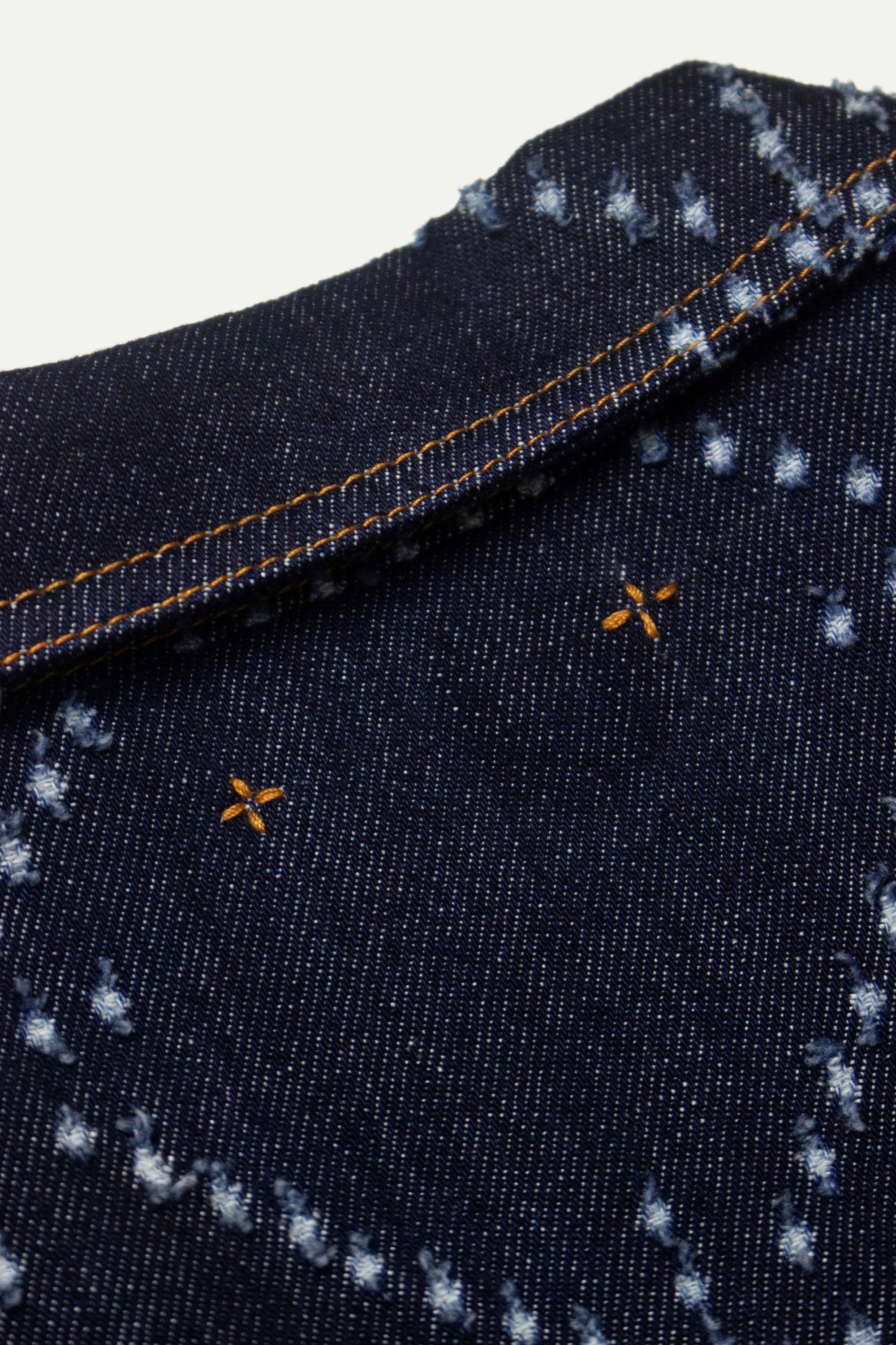 Art of Mending Blue Denim Shirt