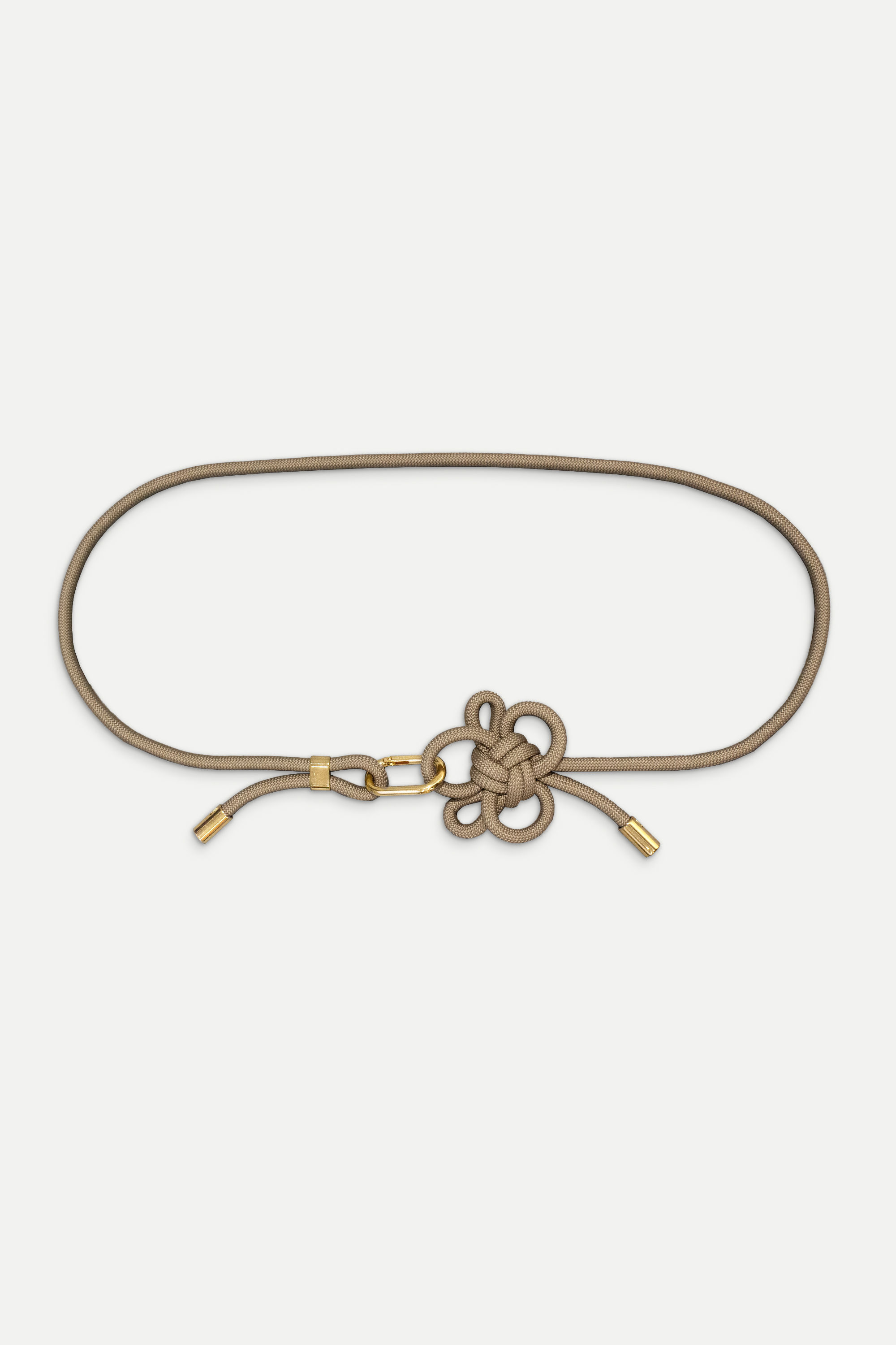 LUCK Flower Knot Belt in Beige