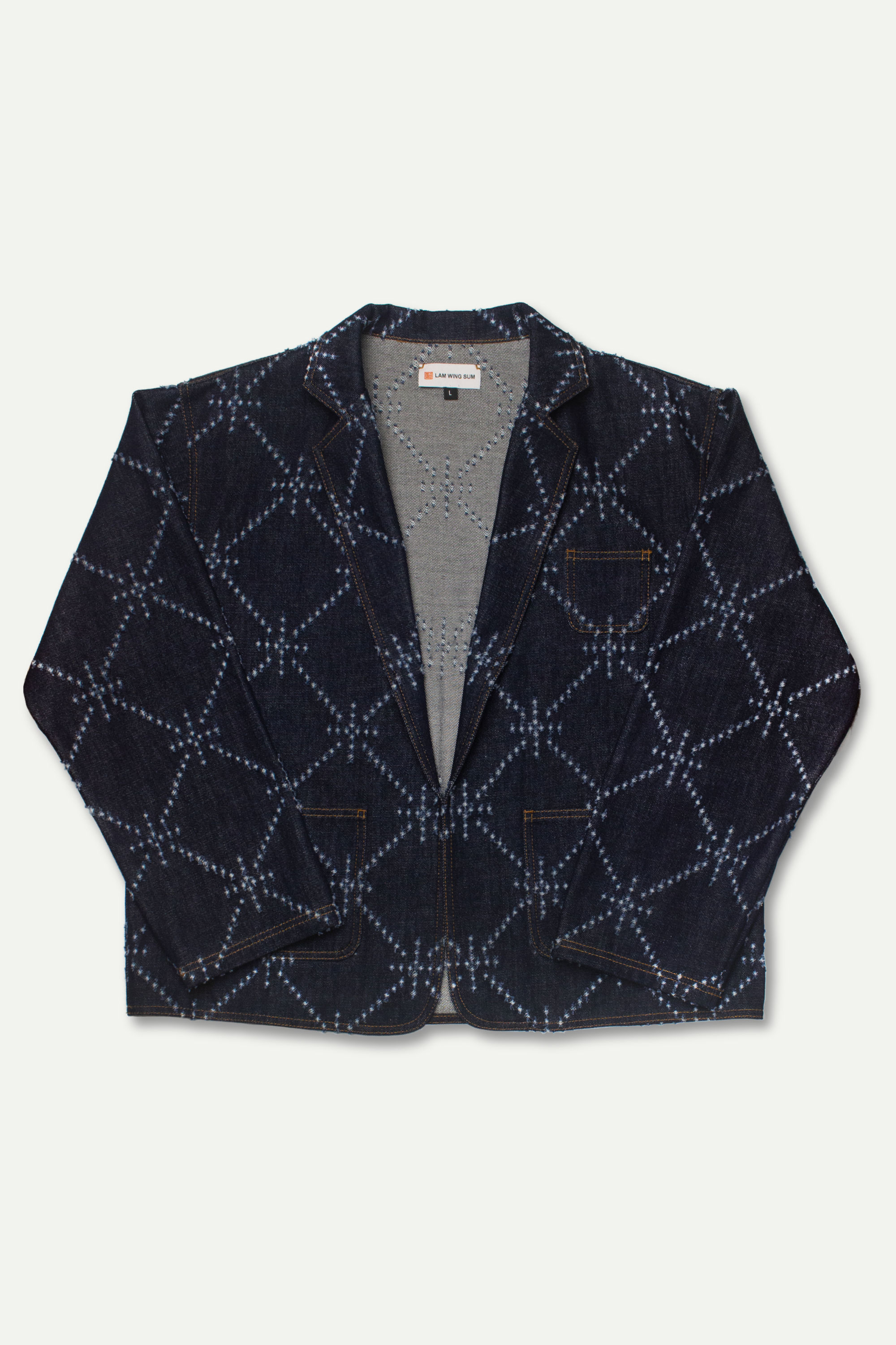 Art of Mending Blue Denim Kimono