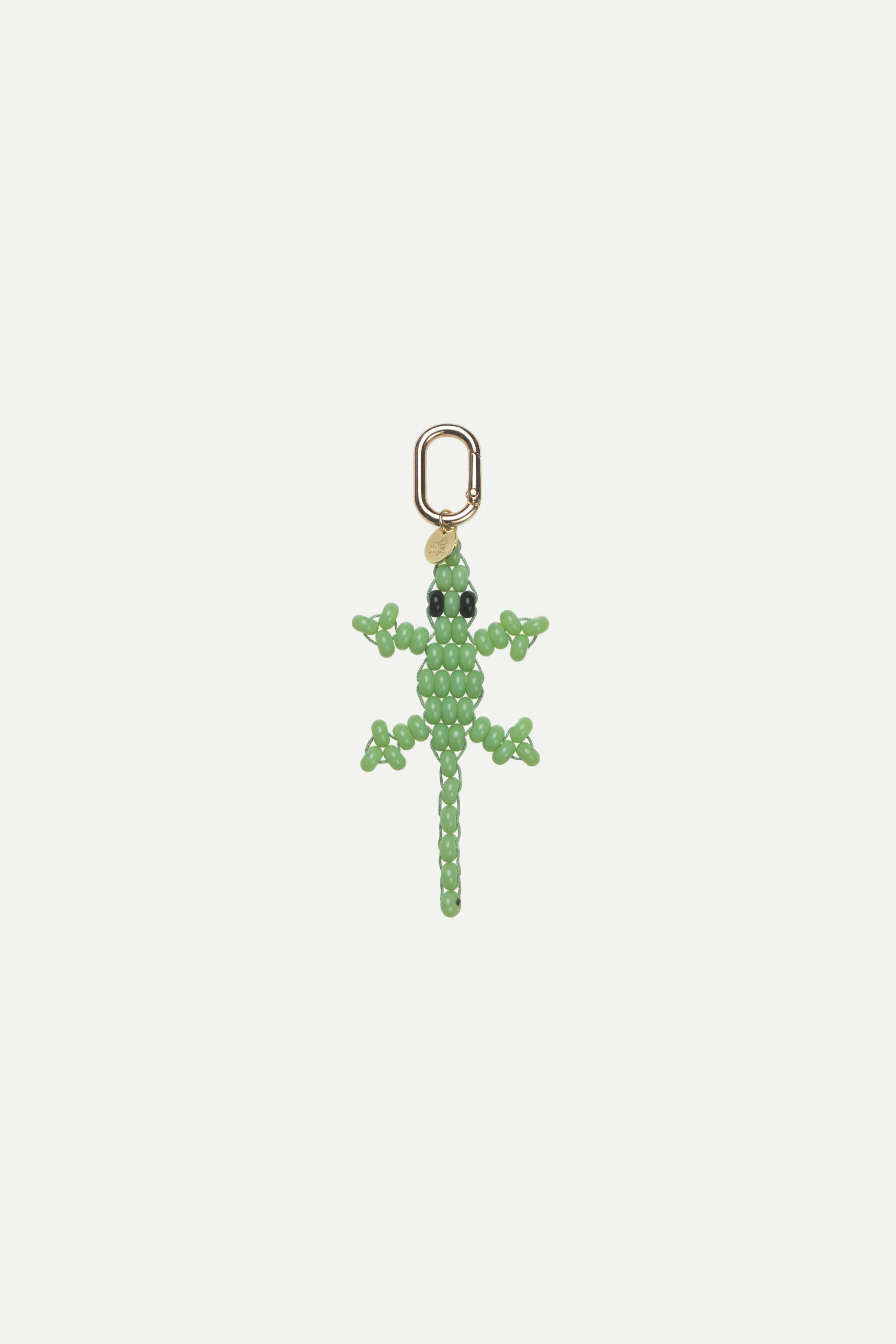 Green Gecko Keychain