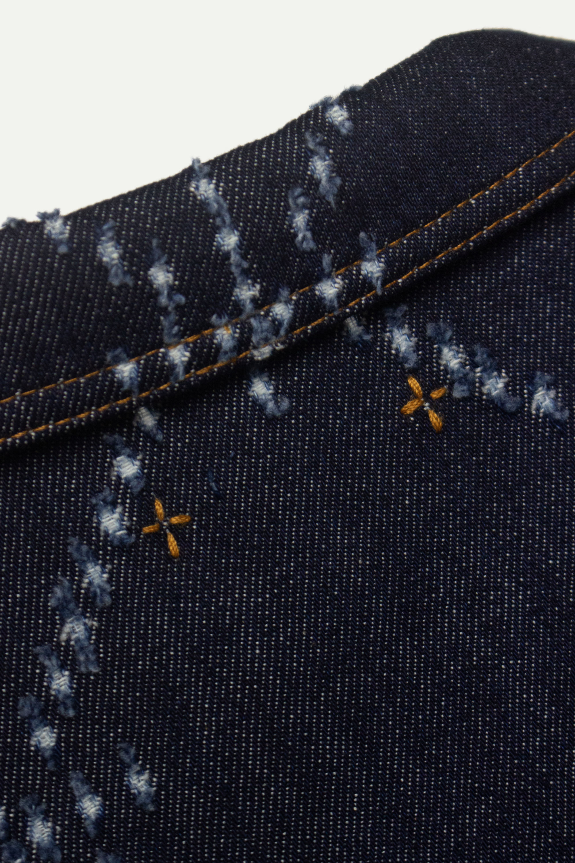 Art of Mending Blue Denim Kimono